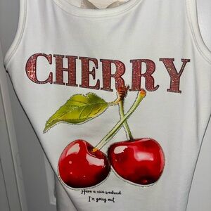 Cherry Graphic Tank Top